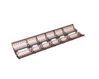 Conjunto de cesta de cribado de 2x6 piezas, ancho 2926 mm, espesor de chapa perforada t=10 para Vecoplan Vecoplan VVZ 300
