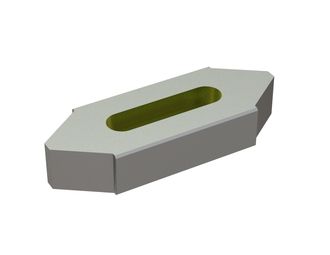 Contracuchilla 218x80x40, StandardCut, versión X para Eldan Recycling 