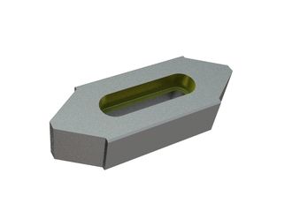 Contracuchilla 218x80x50, Eco Line, versión W9 para Eldan Recycling Eldan MPR 200 HD