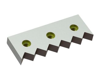 Contracuchilla 254x95x29, StandardCut, 3 taladros avellanados, versión X 