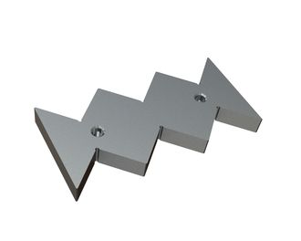 Contracuchilla 269x135x27, PremiumCut, versión 65, versión W8 para Lindner Recyclingtech 