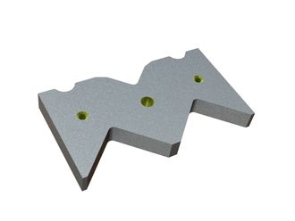 Contracuchilla 356x200x39, Eco Line, 2x rosca M16, versión X para MeWa | Ehehalt | Andritz MeWa | THM Recycling Mewa Alpha Cutter