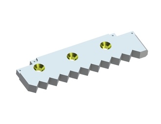Contracuchilla 394x105x28 StandardCut, versión 40, versión X para Weima Maschinenbau GmbH Weima WLK 1500