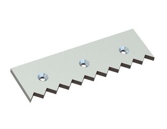 Contracuchilla 410x125x15, Premium Line, 3 perforaciones avellanadas, versión X 