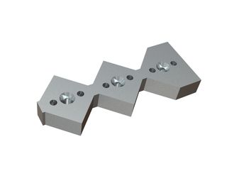 Contracuchilla 479x184x58 PremiumCut, versión 130, versión X para Weima Maschinenbau GmbH 