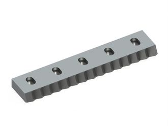 Contracuchilla 495x115x44, PremiumCut, 5 ranuras, filo 85°, versión X 