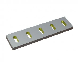 Contracuchilla, 498x120x27, StandardCut, versión 40 para Lindner Recyclingtech 