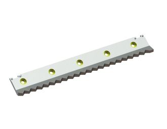 Contracuchilla acodada 775x114x35 StandardCut, 5 taladros avellanados, versión B2 para Weima Maschinenbau GmbH 