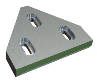 contracuchilla centro 350x300x50 Eco Line variante W9 para Eldan Recycling Eldan SC 1408