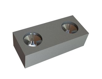 Contracuchilla corta 133x57x38 PremiumCut, versión 172, versión X para Weima Maschinenbau GmbH 