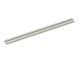 Contracuchilla de 2x6 piezas 2965x87x28 Eco Line, versión 60, versión X para Vecoplan 