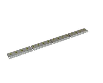 Contracuchilla de 4 piezas 1596x135x40 Eco Line, versión 60, versión X para Vecoplan Vecoplan VAZ 1600 XL