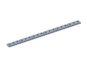 Contracuchilla de 6 piezas 1554x93x28, CarbideCut, calidad de carburo H4 para Vecoplan 