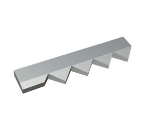 Contracuchilla derecha 440x98x28 Premium Line, versión 80, versión X para Vecoplan Vecoplan VNZ 210