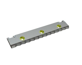 Contracuchilla derecha ajustable 496x98x15/26 StandardCut, versión 40, versión X para Weima Maschinenbau GmbH 