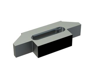 Contracuchilla exterior 218x80x40, PremiumCut, versión X para Eldan Recycling 