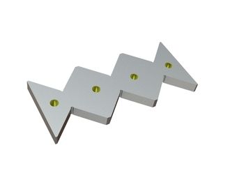 Contracuchilla larga, 453x200x32, StandardCut, 4 perforaciones, paso de diente 151 para Lindner Recyclingtech 