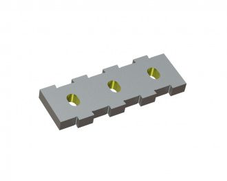 Contracuchilla para rotor escalonado 305x101x27, StandardCut, versión 40, versión W9 para Lindner Recyclingtech Lindner Antares 1600