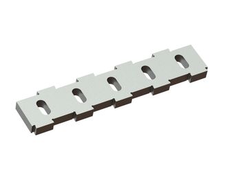 Contracuchilla para rotor escalonado, 507x106x27, PremiumCut, versión 61/59, versión X para Lindner Recyclingtech 