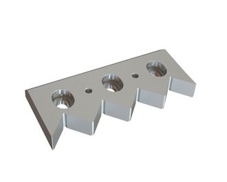 Contre-couteau 257x109x29/28 PremiumCut, version 60, version X pour Vecoplan Vecoplan VAZ