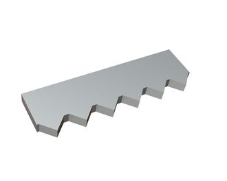 Contre-couteau central 382x115x25 PremiumCut, version 60, version X pour Vecoplan 