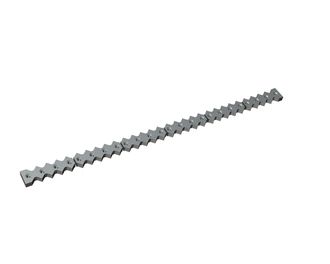 Contre-couteau en 6 parties 2416x128x45, Premium Line, version 80, version X pour Weima Maschinenbau GmbH Weima PowerLine 2500