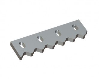 Contre-couteau extérieur 427x115x28 Premium Line, version 60, version X pour Vecoplan 