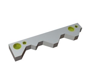 Contre-couteau gauche 367x75x29 StandardCut, version 110, version X pour Vecoplan Vecoplan VVZ