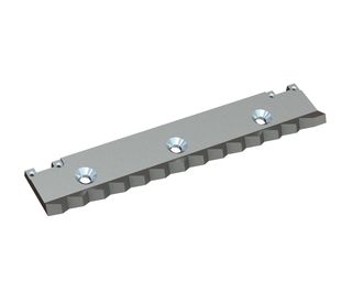 Contre-couteau gauche réglable 496x98x15/26 Premium Line, version 40, version X pour Weima Maschinenbau GmbH Weima WL