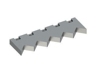 Contre-lame 390x109x30 Premium Line pour Bano Recycling s.r.l. 