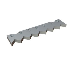 Contre-lame 557x121x30, version 60, version W pour Bano Recycling s.r.l. 