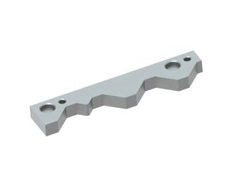 Contre-lame gauche 367x75x29 Premium Line pour Vecoplan 