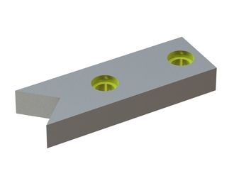 Controcoltello 175x59.5x25, Eco Line, 2 fori svasati su entrambi i lati, versione X per Herbold Meckesheim GmbH 