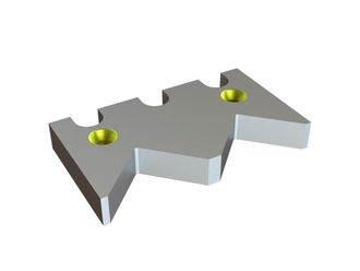 Controcoltello 345x196x47, Eco Line, versione 145, versione X per Lindner Recyclingtech Lindner Jupiter