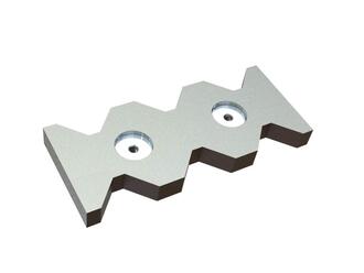 Controcoltello 412x175x38 Premium Line, versione 110, versione B1 per Vecoplan Vecoplan VEZ