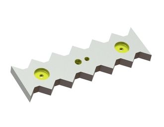 Controcoltello 414x127x28 Eco Line, versione 60, versione Y per Vecoplan 