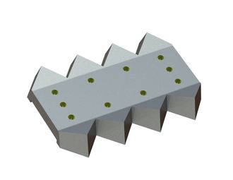 Controcoltello 419x295x64 Eco Line, versione B1 