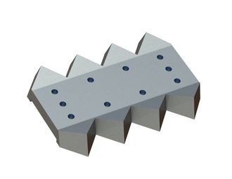 Controcoltello 419x295x64 Premium Line, versione B1 
