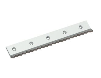 Controcoltello 775x120x15 Premium Line, 5 fori svasati, versione X per Weima Maschinenbau GmbH 
