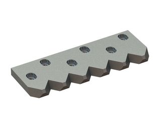 Controcoltello centrale 491x178x30 Premium Line, versione 80, versione X per Vecoplan 