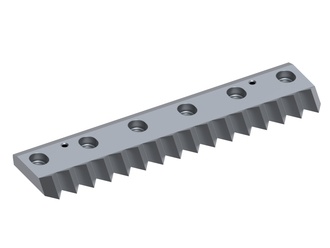 Controcoltello centrale 559x135x34 Premium Line, versione 40, versione X per Vecoplan 