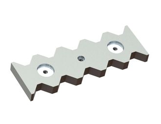 Controcoltello centro esterno 476x155x38 Premium Line, versione 80, versione W9 per Vecoplan 