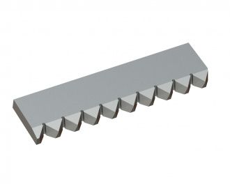 Controcoltello destro 414x105x25 PremiumCut, versione 40, versione X per Vecoplan 