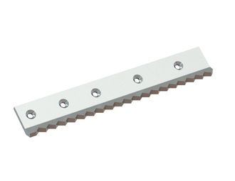 Controcoltello destro 705x118x15 Premium Line, 5 fori svasati, versione X per Weima Maschinenbau GmbH 