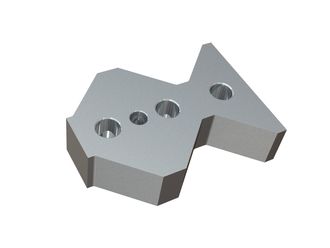 Controcoltello esterno 245x210x60 Premium Line, versione 130, versione W9 per Untha Untha XR 2000