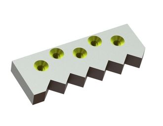 Controcoltello esterno 395x140x45 Eco Line, versione 60, versione W per Weima Maschinenbau GmbH 