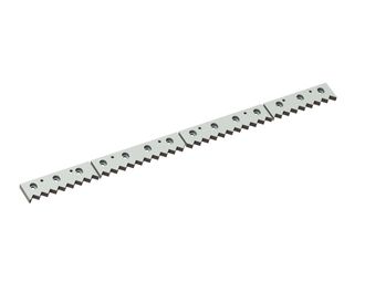 Controcoltello in 4 pezzi 1593x99x25 Premium Line, passo denti 43, versione X per Vecoplan 