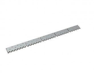 Controcoltello in 5 pezzi 2485x176x30 Premium Line, versione 80, versione X per Vecoplan Vecoplan VAZ 300/250