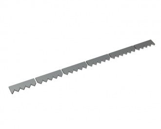 Controcoltello in 6 parti 2485x124x25, Creusabro, versione 80 per Vecoplan Vecoplan VAZ