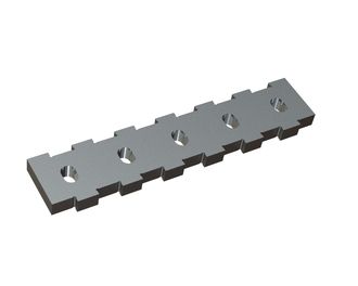 Controcoltello per rotore a gradini, 498x108x27, Premium Line, versione 40, versione W9 per Lindner Recyclingtech Lindner Micromat